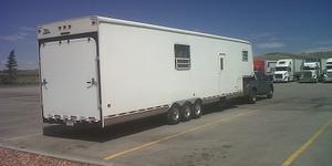 Equipment trailer transport